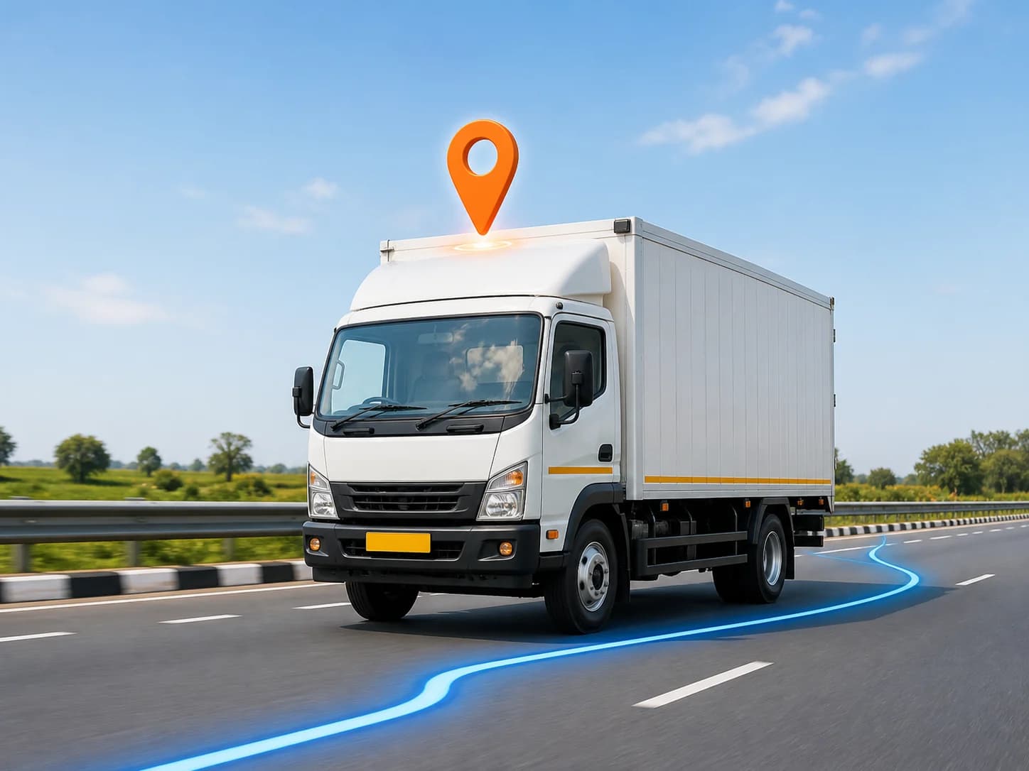 Commercial Truck Logistics Fleet GPS Tracking System